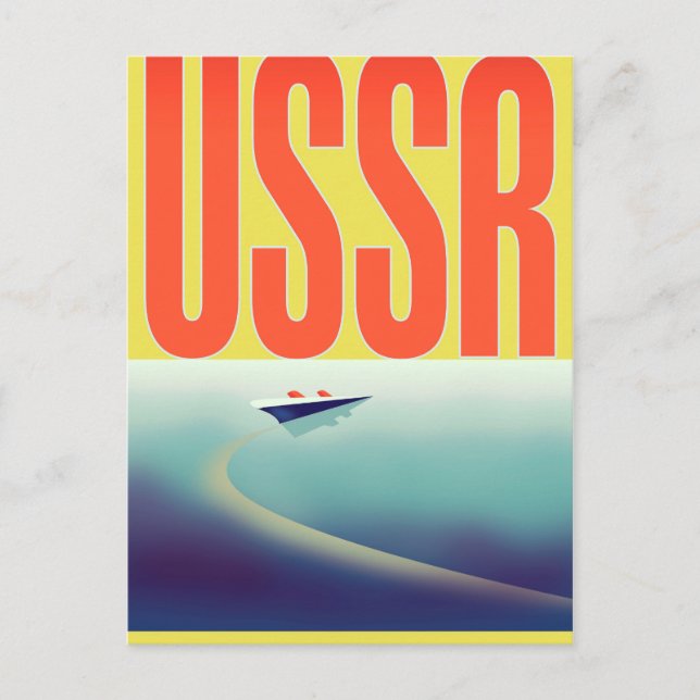 Carte Postale Union soviétique poster Voyages (Devant)