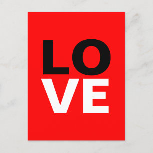 Carte Postale Unique Arrière - plan rouge amour romance