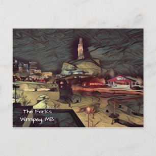 Carte postale unique de la ville - Winnipeg, Manit