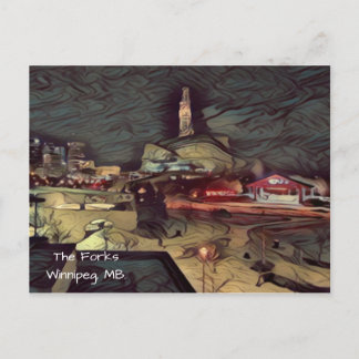 Carte postale unique de la ville - Winnipeg, Manit