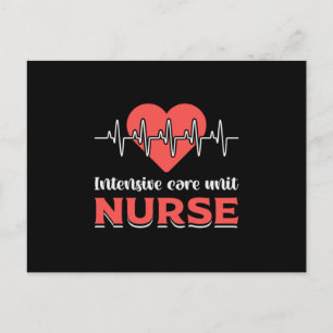 Carte Postale Unité de soins intensifs Infirmière Médecine de l'