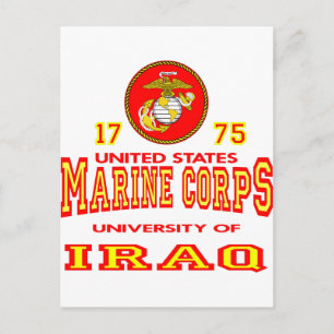 Carte Postale United States Marine Corps University of Iraq