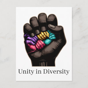 Carte Postale Unity in Diversity