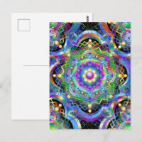 Univers Mandala Couleurs Psychédéliques