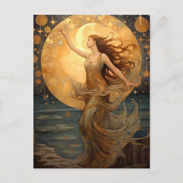 Carte postale Universe Girl Imaginaire Art (Devant)