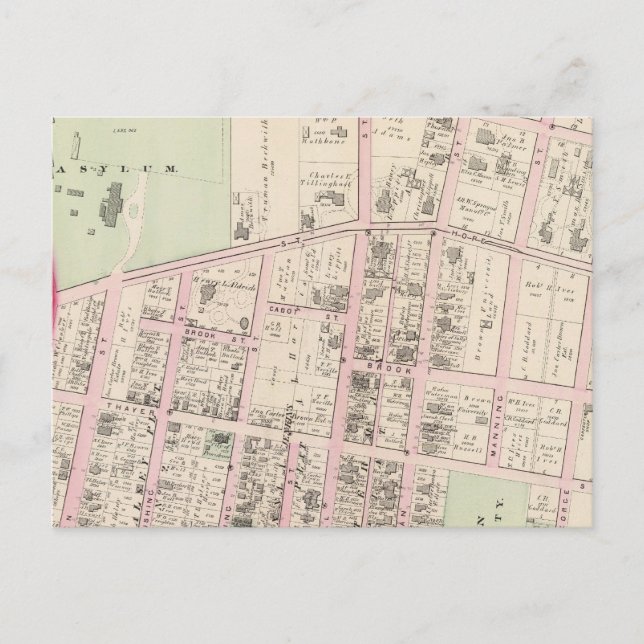 Carte Postale Université Brown (Devant)