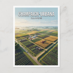 Carte Postale Université de l'Illinois South Farms Urbana