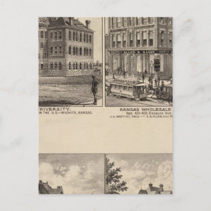 Carte Postale Université de Wichita, Kansas