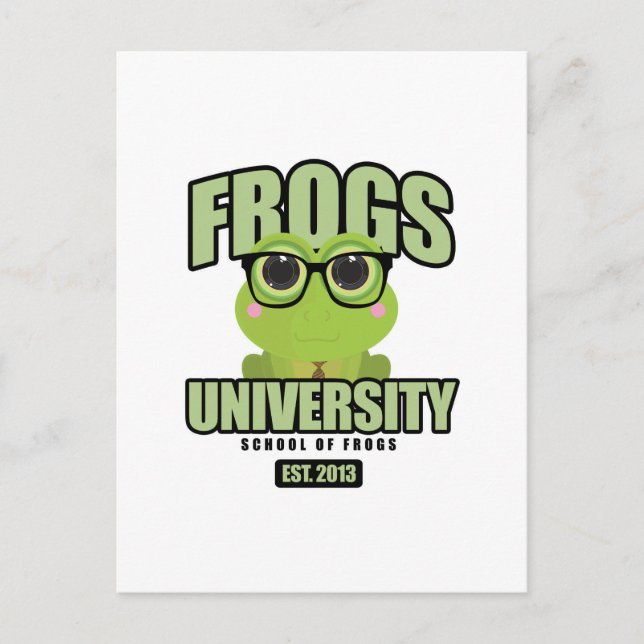 Carte Postale Université Frogs (Devant)