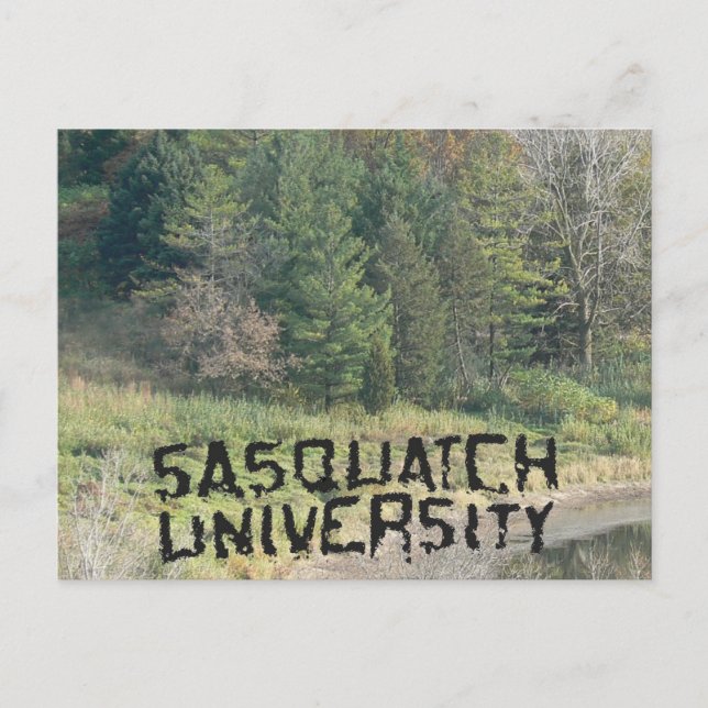 Carte Postale Université Sasquatch - Produits multiples (Devant)