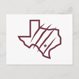 Carte Postale Université Texas A&M de San Antonio | Logo d'état