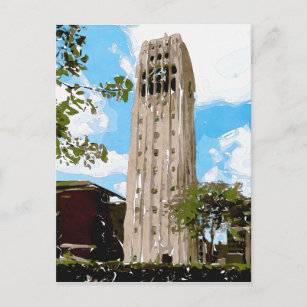Carte Postale University of Michigan Tower Abstrait