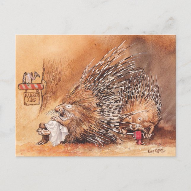 Carte Postale unusual haircut (Devant)