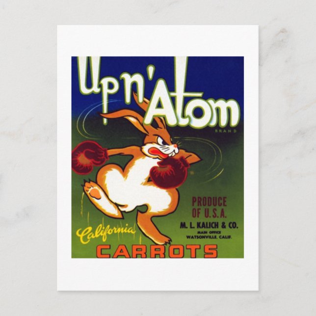 Carte Postale Upn Atom Carrots (Devant)