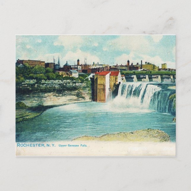 Carte postale Upper Genesee Falls (Devant)