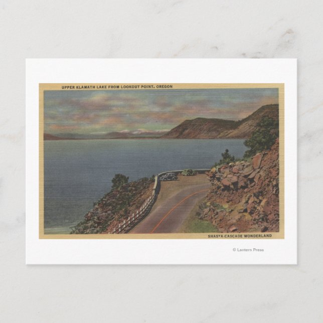 Carte Postale Upper Klamath Lake, Oregon - Point de vue (Devant)