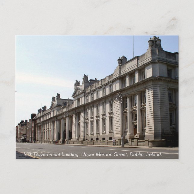 Carte Postale Upper Merrion Street, Dublin Irlande (Devant)