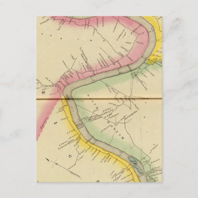 Carte Postale Upper Ohio River et Vallée 11 (Devant)