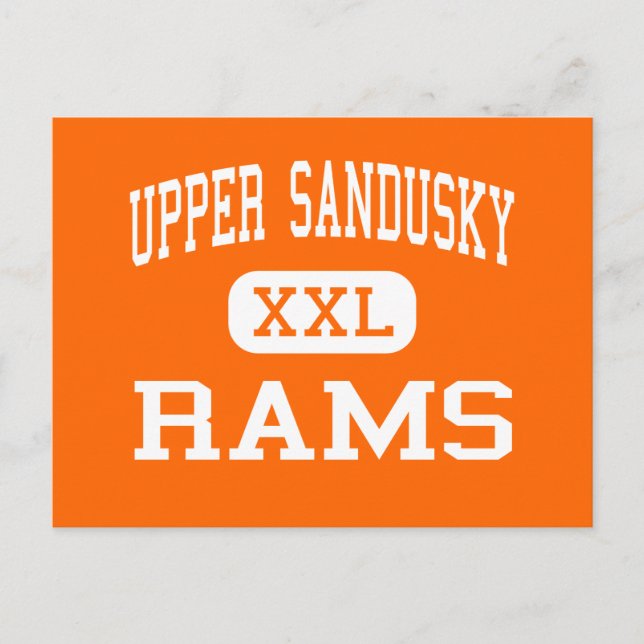 Carte Postale Upper Sandusky - Rams - Senior - Upper Sandusky (Devant)