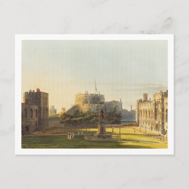 Carte Postale Upper Ward, Château de Windsor, de "Royal Reside" (Devant)