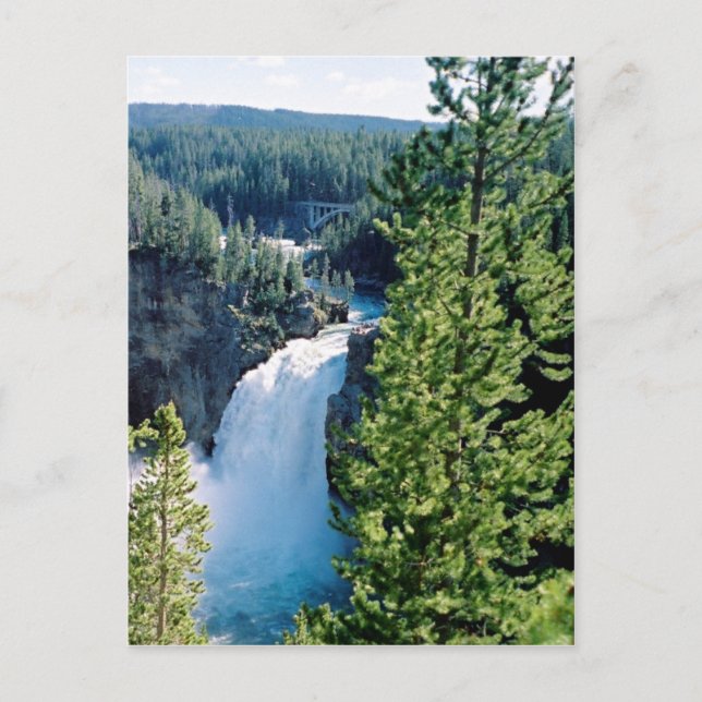 Carte Postale Upper Yellowstone Falls (Devant)