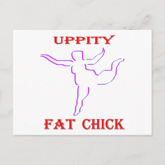 Carte Postale Uppity Fat Chick