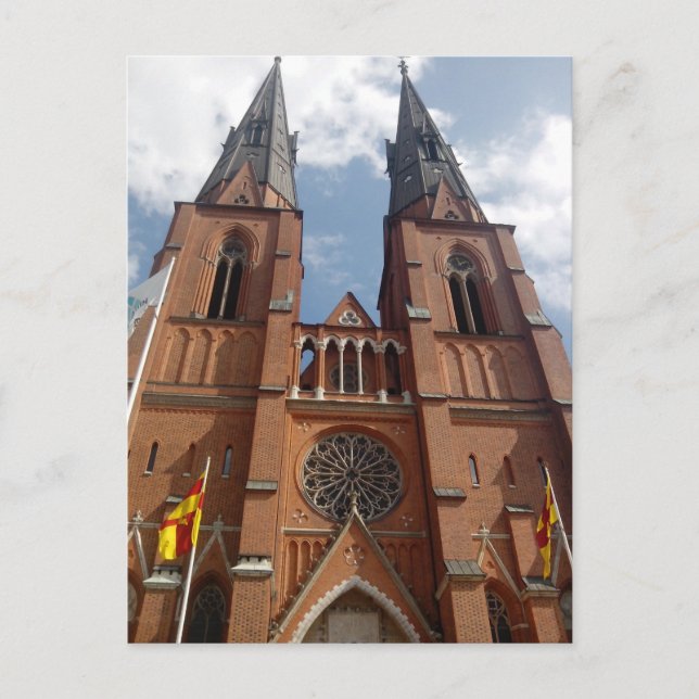 Carte Postale Uppsala domkyrka (Devant)
