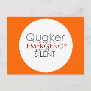 Carte Postale Urgence de Quaker