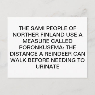 Carte Postale Uriner les rennes