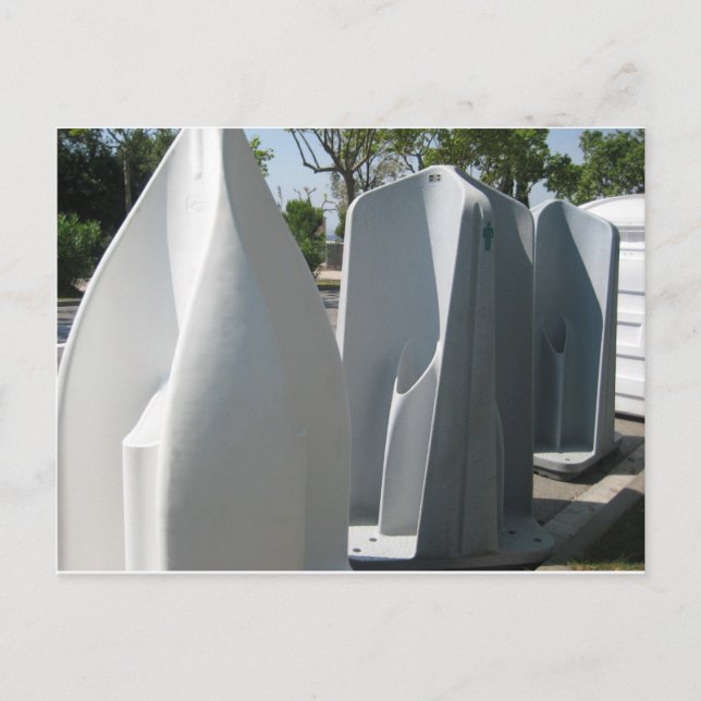 Carte Postale Urinoirs de rue à Bruxelles (Devant)