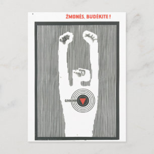 Carte Postale URSS CCCP Guerre froide Union soviétique Propagati