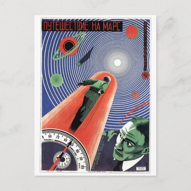 Carte Postale URSS CCCP Guerre froide Union soviétique Propagati (Devant)