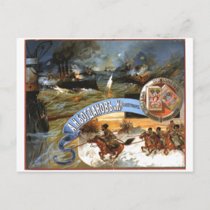 Carte Postale URSS CCCP Guerre froide Union soviétique Propagati