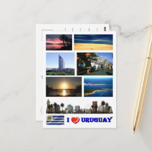 Carte Postale Uruguay - I Love -