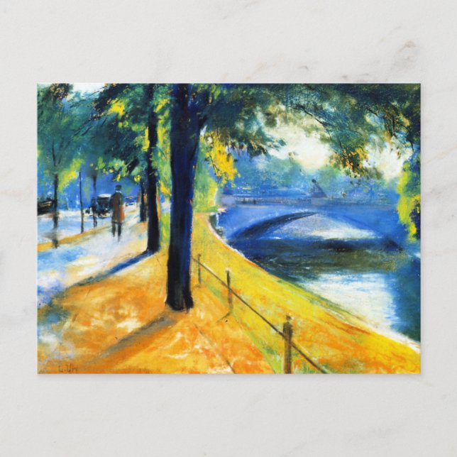 Carte Postale Ury - Pont au-dessus du canal Landwehr (Devant)