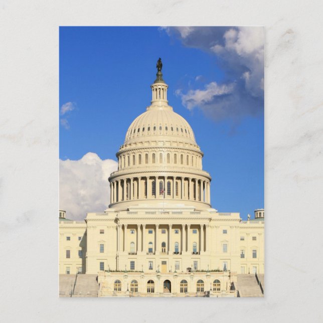 Carte Postale US Capitol Building, Washington DC, États-Unis (Devant)
