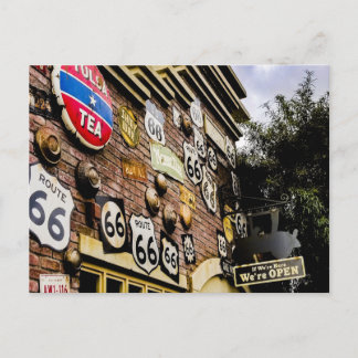 Carte Postale US Route 66 Travel Postcard