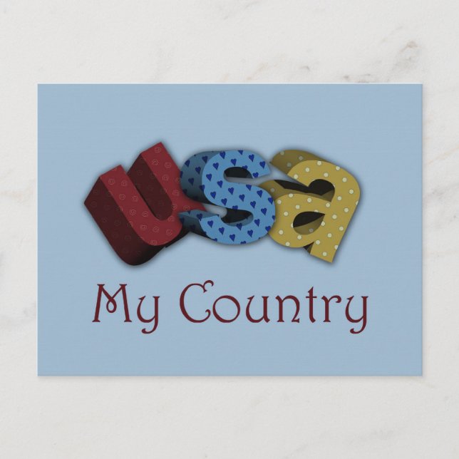 CARTE POSTALE USA (Devant)