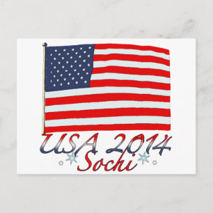 CARTE POSTALE USA 2014