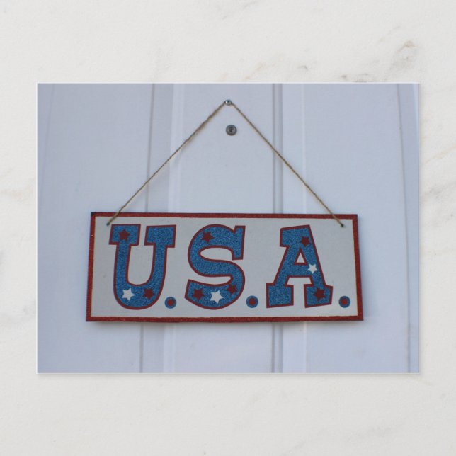 Carte Postale USA 4 juillet Hang (Devant)