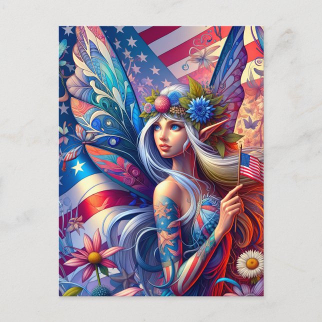 Carte Postale USA American Fairy (Devant)
