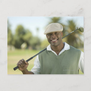 Carte Postale USA, Arizona, Scottsdale, Homme souriant sur golf