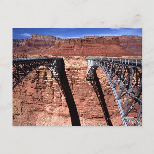 Carte Postale USA, Arizona, Vue du pont Navajo à Grand (Devant)