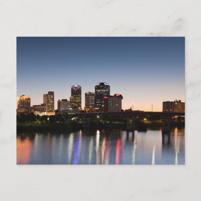 Carte Postale USA, Arkansas, Little Rock, City Skyline (Devant)