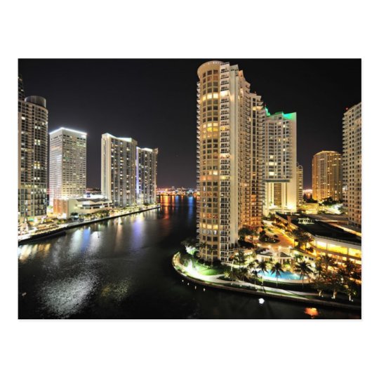 Carte Postale USA - Florida - Miami - Hotel Viceroy & Cityscape