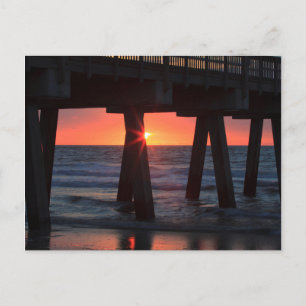 Carte Postale USA, Géorgie, Tybee Island, Tybee Pier