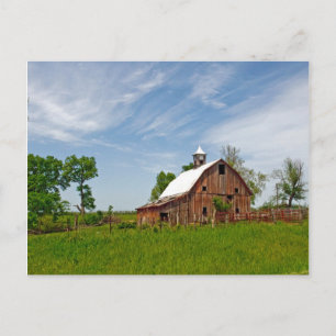 Carte Postale USA, Kansas. Vieille Barne Rouge