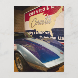 Carte Postale USA, Kentucky, Bowling Green : Corvette nationale 