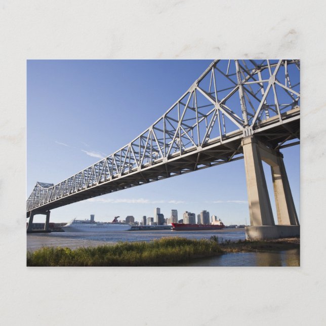 Carte Postale USA, Louisiane, Nouvelle-Orléans. Skyline à partir (Devant)