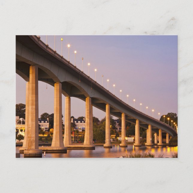 Carte Postale USA, Maryland, Annapolis. Bord de la rivière Sever (Devant)